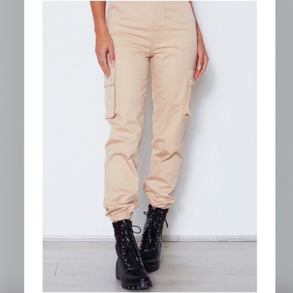 white fox cargo pants